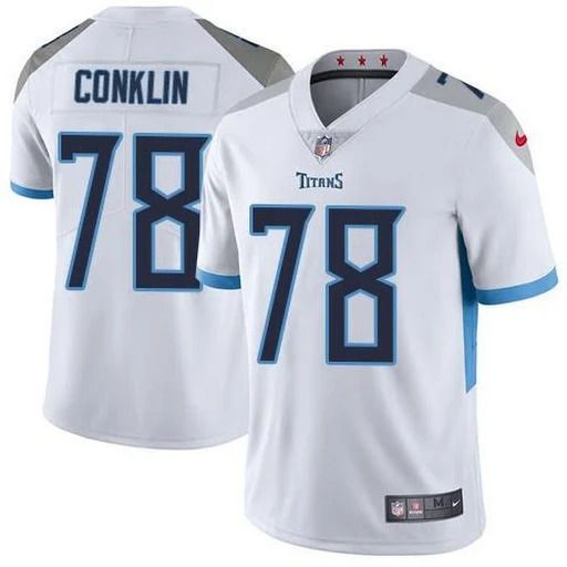 Men Tennessee Titans #78 Jack Conklin Nike Light Blue Vapor Limited NFL Jersey